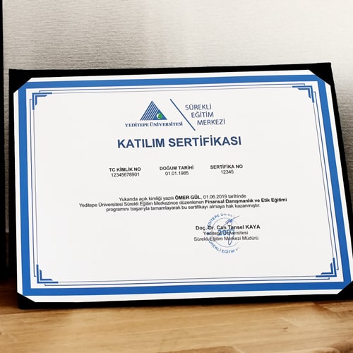Finansal Danışmanlık ve Etik Eğitimi