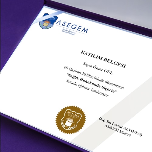 saglik hukukunda sigorta egitimi